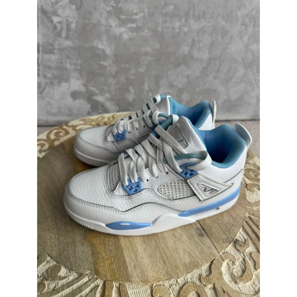 Jordan 4 Retro Military Blue White Blue Kids Sneakers HV0823-100 Size‎ 2.5Y